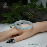  Vòng Khối Ngọc Phỉ Thúy Lam Băng Tuyết Cao Cấp Bản Hẹ 11.2 x 8 x 56 (Không Kén Mệnh) 2606796 