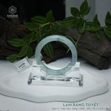  Vòng Khối Ngọc Phỉ Thúy Lam Băng Tuyết Cao Cấp Bản Hẹ 10.5 x 8.8 x 54.7 (Không Kén Mệnh) 2606799 