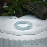  Vòng Khối Ngọc Phỉ Thúy Lam Băng Tuyết Cao Cấp Bản Hẹ 11.9 x 8.5 x 55.2 (Không Kén Mệnh) 2606797 