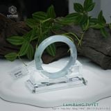  Vòng Khối Ngọc Phỉ Thúy Lam Băng Tuyết Cao Cấp Bản Hẹ 11.9 x 8.5 x 55.2 (Không Kén Mệnh) 2606797 