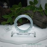  Vòng Khối Ngọc Phỉ Thúy Lam Băng Tuyết Cao Cấp Bản Hẹ 11.9 x 8.5 x 55.2 (Không Kén Mệnh) 2606797 