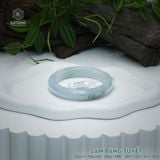  Vòng Khối Ngọc Phỉ Thúy Lam Băng Tuyết Cao Cấp Bản Hẹ 12.5 x 8.3 x 57.6 (Không Kén Mệnh) 2606794 