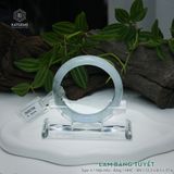  Vòng Khối Ngọc Phỉ Thúy Lam Băng Tuyết Cao Cấp Bản Hẹ 12.5 x 8.3 x 57.6 (Không Kén Mệnh) 2606794 