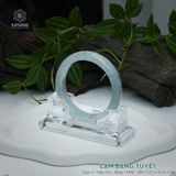  Vòng Khối Ngọc Phỉ Thúy Lam Băng Tuyết Cao Cấp Bản Hẹ 12.5 x 8.3 x 57.6 (Không Kén Mệnh) 2606794 