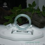  Vòng Khối Ngọc Phỉ Thúy Lam Băng Tuyết Cao Cấp Bản Hẹ 12.6 x 8.8 x 56.2 (Không Kén Mệnh) 2606795 