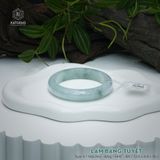  Vòng Khối Ngọc Phỉ Thúy Lam Băng Tuyết Cao Cấp Bản Hẹ 12.6 x 8.8 x 56.2 (Không Kén Mệnh) 2606795 