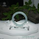  Vòng Khối Ngọc Phỉ Thúy Lam Băng Tuyết Cao Cấp Bản Hẹ 12.4 x 8.8 x 56.4 (Không Kén Mệnh) 2606802 
