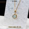  Mặt Dây Chuyền Vàng Phụng Thiên Cửu Vận Đá Aquamarine( Mộc, Thủy ) Độc Quyền Katgems 
