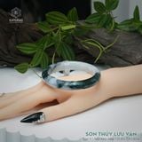  Vòng Khối Ngọc Phỉ Thúy Sơn Thủy Lưu Vân Cao Cấp Bản Hẹ KT: 11.8 x 7.9 x 62.6 (Không Kén Mệnh) 2605616 