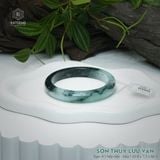  Vòng Khối Ngọc Phỉ Thúy Sơn Thủy Lưu Vân Cao Cấp Bản Hẹ KT: 10.9 x 7.5 x 60.5 (Không Kén Mệnh) 2605620 