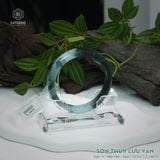  Vòng Khối Ngọc Phỉ Thúy Sơn Thủy Lưu Vân Cao Cấp Bản Hẹ KT: 10.9 x 7.5 x 60.5 (Không Kén Mệnh) 2605620 