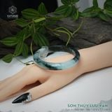 Vòng Khối Ngọc Phỉ Thúy Sơn Thủy Lưu Vân Cao Cấp Bản Hẹ KT: 10.9 x 7.5 x 60.5 (Không Kén Mệnh) 2605620 