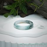  Vòng Khối Ngọc Phỉ Thúy Sơn Thủy Lưu Vân Phớt Hồng Phỉ Cao Cấp Bản Oval KT: 12.6 x 6.9 x 49.9 x 54.4 (Không Kén Mệnh) 2605612 