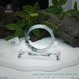  Vòng Khối Ngọc Phỉ Thúy Sơn Thủy Lưu Vân Phớt Hồng Phỉ Cao Cấp Bản Oval KT: 12.6 x 6.9 x 49.9 x 54.4 (Không Kén Mệnh) 2605612 
