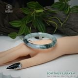 Vòng Khối Ngọc Phỉ Thúy Sơn Thủy Lưu Vân Cao Cấp Bản Hẹ KT: 9.2 x 8.8 x 55 (Không Kén Mệnh) 2605614 