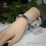  Vòng Khối Ngọc Phỉ Thúy Sơn Thủy Lưu Vân Cao Cấp Bản Đũa KT: 8.2 x 7.7 x 54.4 (Không Kén Mệnh) 2605613 