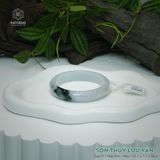  Vòng Khối Ngọc Phỉ Thúy Sơn Thủy Lưu Vân Cao Cấp Bản Hẹ KT: 12.2 x 7.3 x 54.6 (Không Kén Mệnh) 2605615 