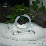  Vòng Khối Ngọc Phỉ Thúy Sơn Thủy Lưu Vân Cao Cấp Bản Hẹ KT: 12.2 x 7.3 x 54.6 (Không Kén Mệnh) 2605615 