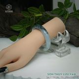  Vòng Khối Ngọc Phỉ Thúy Sơn Thủy Lưu Vân Cao Cấp Bản Hẹ KT: 12.6 x 7.5 x 52.8 (Không Kén Mệnh) 2605618 