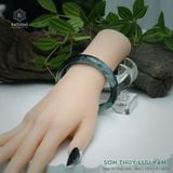  Vòng Khối Ngọc Phỉ Thúy Sơn Thủy Lưu Vân Cao Cấp Bản Hẹ KT: 10.9 x 8 x 60.9 (Không Kén Mệnh) 2607081 