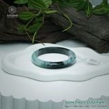  Vòng Khối Ngọc Phỉ Thúy Sơn Thủy Lưu Vân Cao Cấp Bản Hẹ KT: 10.9 x 8 x 60.9 (Không Kén Mệnh) 2607081 