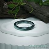  Vòng Khối Ngọc Phỉ Thúy Sơn Thủy Lưu Vân Cao Cấp Bản Hẹ KT: 10.9 x 8 x 60.9 (Không Kén Mệnh) 2607081 