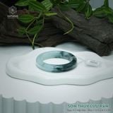  Vòng Khối Ngọc Phỉ Thúy Sơn Thủy Lưu Vân Cao Cấp Bản Hẹ KT: 12.5 x 8.5 x 55 (Không Kén Mệnh) 2607089 