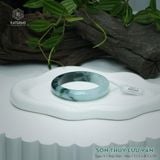  Vòng Khối Ngọc Phỉ Thúy Sơn Thủy Lưu Vân Cao Cấp Bản Hẹ KT: 12.5 x 8.5 x 55 (Không Kén Mệnh) 2607089 