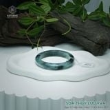  Vòng Khối Ngọc Phỉ Thúy Sơn Thủy Lưu Vân Cao Cấp Bản Hẹ KT: 11.8 x 8.4 x 57.7 (Không Kén Mệnh) 2607086 
