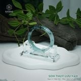  Vòng Khối Ngọc Phỉ Thúy Sơn Thủy Lưu Vân Cao Cấp Bản Hẹ KT: 11.7 x 7.3 x 54.6 (Không Kén Mệnh) 2607084 