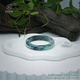  Vòng Khối Ngọc Phỉ Thúy Sơn Thủy Lưu Vân Cao Cấp Bản Hẹ KT: 12.6 x 7.8 x 55.7 (Không Kén Mệnh) 2607079 