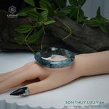  Vòng Khối Ngọc Phỉ Thúy Sơn Thủy Lưu Vân Cao Cấp Bản Hẹ KT: 12.5 x 8.5 x 53.6 (Không Kén Mệnh) 2607090 