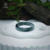  Vòng Khối Ngọc Phỉ Thúy Sơn Thủy Lưu Vân Cao Cấp Bản Hẹ KT: 12.5 x 8.5 x 53.6 (Không Kén Mệnh) 2607090 