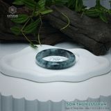  Vòng Khối Ngọc Phỉ Thúy Sơn Thủy Lưu Vân Cao Cấp Bản Hẹ KT: 12.5 x 8.5 x 53.6 (Không Kén Mệnh) 2607090 