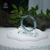  Vòng Khối Ngọc Phỉ Thúy Sơn Thủy Lưu Vân Cao Cấp Bản Hẹ KT: 11.5 x 8.5 x 62.6 (Không Kén Mệnh) 2607087 