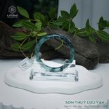  Vòng Khối Ngọc Phỉ Thúy Sơn Thủy Lưu Vân Cao Cấp Bản Hẹ KT: 11.9 x 8.2 x 60.8 (Không Kén Mệnh) 2607082 