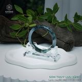  Vòng Khối Ngọc Phỉ Thúy Sơn Thủy Lưu Vân Cao Cấp Bản Hẹ KT: 11.9 x 8.2 x 60.8 (Không Kén Mệnh) 2607082 