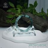  Vòng Khối Ngọc Phỉ Thúy Sơn Thủy Lưu Vân Cao Cấp Bản Hẹ KT: 9.6 x 8.6 x 57.6 (Không Kén Mệnh) 2607088 