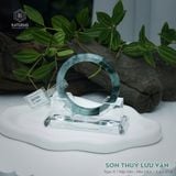  Vòng Khối Ngọc Phỉ Thúy Sơn Thủy Lưu Vân Cao Cấp Bản Hẹ KT: 9.6 x 8.6 x 57.6 (Không Kén Mệnh) 2607088 