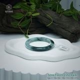  Vòng Khối Ngọc Phỉ Thúy Sơn Thủy Lưu Vân Cao Cấp Bản Hẹ KT: 9.6 x 8.6 x 57.6 (Không Kén Mệnh) 2607088 