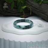  Vòng Khối Ngọc Phỉ Thúy Sơn Thủy Lưu Vân Cao Cấp Bản Hẹ Type B KT: 12.5 x 8.5 x 62.6 (Không Kén Mệnh) 2607062 