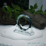  Vòng Khối Ngọc Phỉ Thúy Sơn Thủy Lưu Vân Cao Cấp Bản Hẹ Type B KT: 12.3 x 8 x 61.2 (Không Kén Mệnh) 2607061 