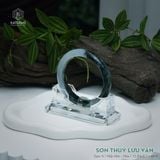  Vòng Khối Ngọc Phỉ Thúy Sơn Thủy Lưu Vân Cao Cấp Bản Hẹ KT: 12.7 x 8.2 x 60.9 (Không Kén Mệnh) 2607085 