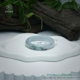  Vòng Khối Ngọc Phỉ Thúy Sơn Thủy Lưu Vân Cao Cấp Bản Oval KT: 12.8 x 6.6 x 49.5 x 53.9 (Không Kén Mệnh) 2607068 