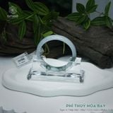  Vòng Khối Ngọc Phỉ Thúy Sơn Thủy Lưu Vân Cao Cấp Bản Oval KT: 12.8 x 6.6 x 49.5 x 53.9 (Không Kén Mệnh) 2607068 