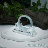  Vòng Khối Ngọc Phỉ Thúy Sơn Thủy Lưu Vân Cao Cấp Bản Oval KT: 12.8 x 6.6 x 49.5 x 53.9 (Không Kén Mệnh) 2607068 