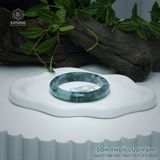  Vòng Khối Ngọc Phỉ Thúy Sơn Thủy Lưu Vân Cao Cấp Bản Hẹ KT: 12.2 x 8.2 x 62.8 (Không Kén Mệnh) 2607083 