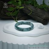  Vòng Khối Ngọc Phỉ Thúy Sơn Thủy Lưu Vân Cao Cấp Bản Hẹ KT: 12.2 x 8.2 x 62.8 (Không Kén Mệnh) 2607083 