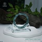  Vòng Khối Ngọc Phỉ Thúy Sơn Thủy Lưu Vân Cao Cấp Bản Hẹ KT: 12.2 x 8.2 x 62.8 (Không Kén Mệnh) 2607083 