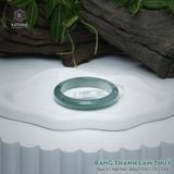  Vòng Khối Ngọc Phỉ Thúy Băng Thanh Lam Thủy Cao Cấp Bản Hẹ KT: 10.6 x 7.6 x 53.6 (Không Kén Mệnh) 2606807 